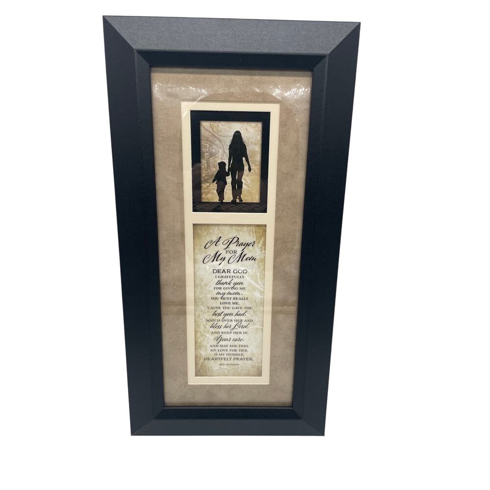 A Prayer for My Mom Wood Wall Art Frame Plaque